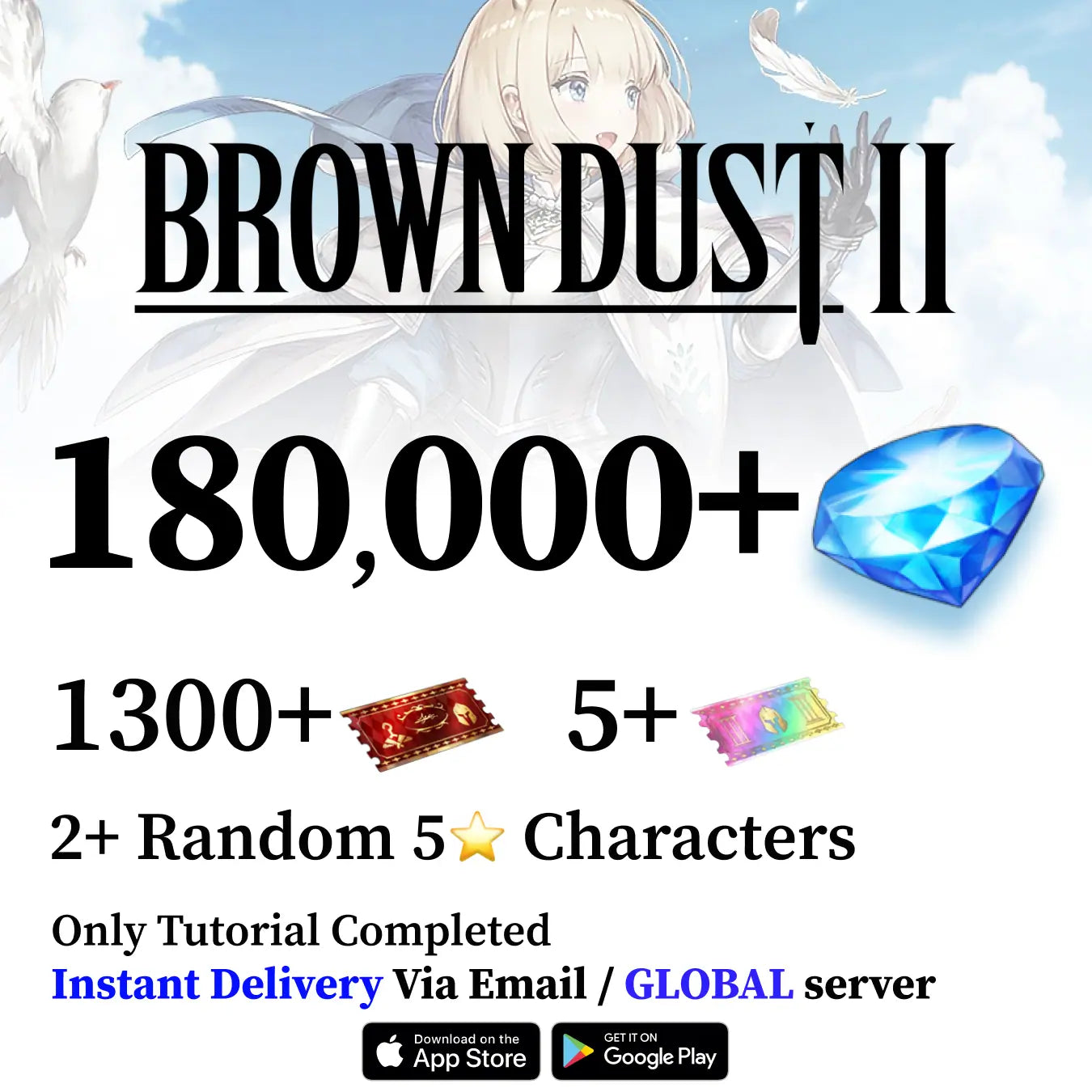 Brown Dust 2 Starter High End Starter Account
