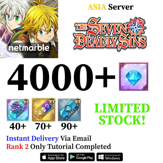 7DS Grand Cross LIMITED Account with Diamonds [Asia]