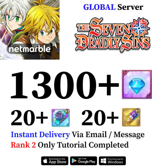 Seven Deadly Sins Grand Cross Account with Diamonds [Global]