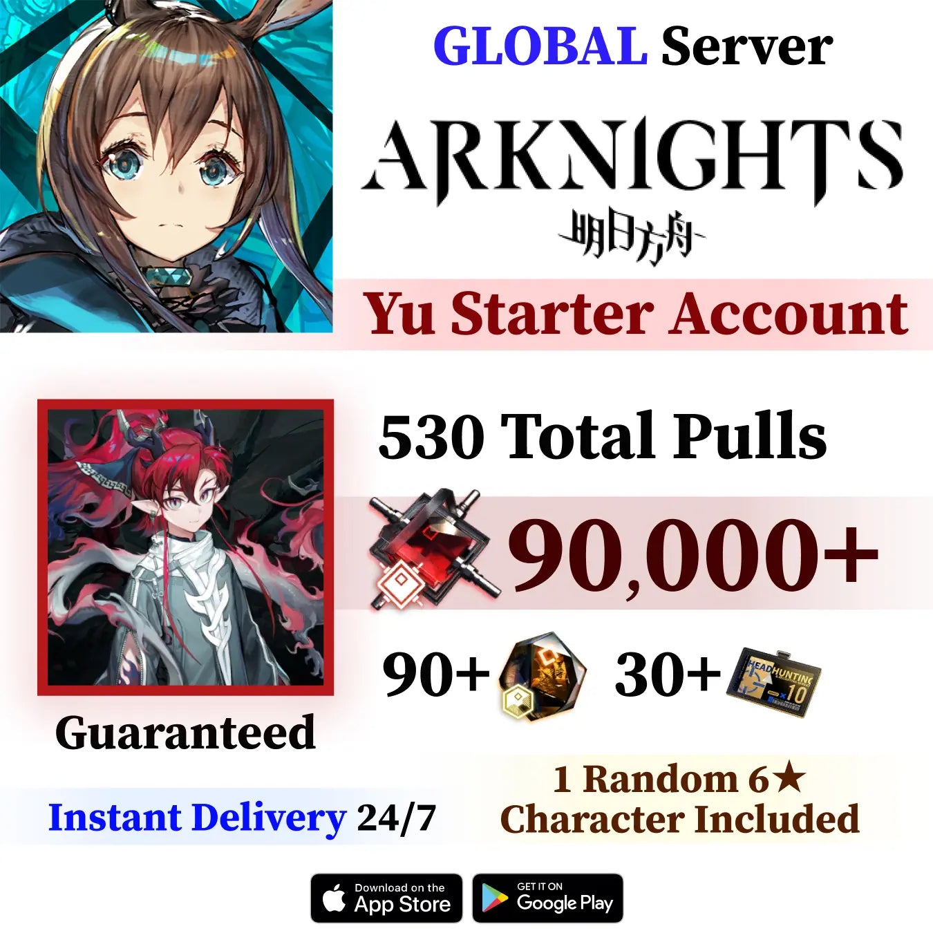 Yu Account with Orundum, Arknights [GLOBAL]