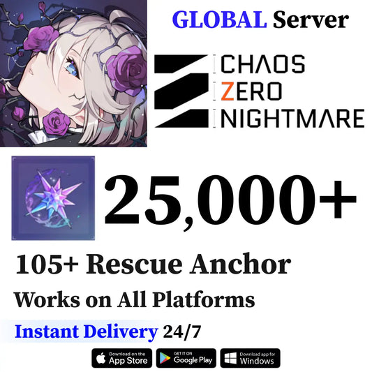 Chaos Zero Nightmare Starter Account with Crystals [Global]