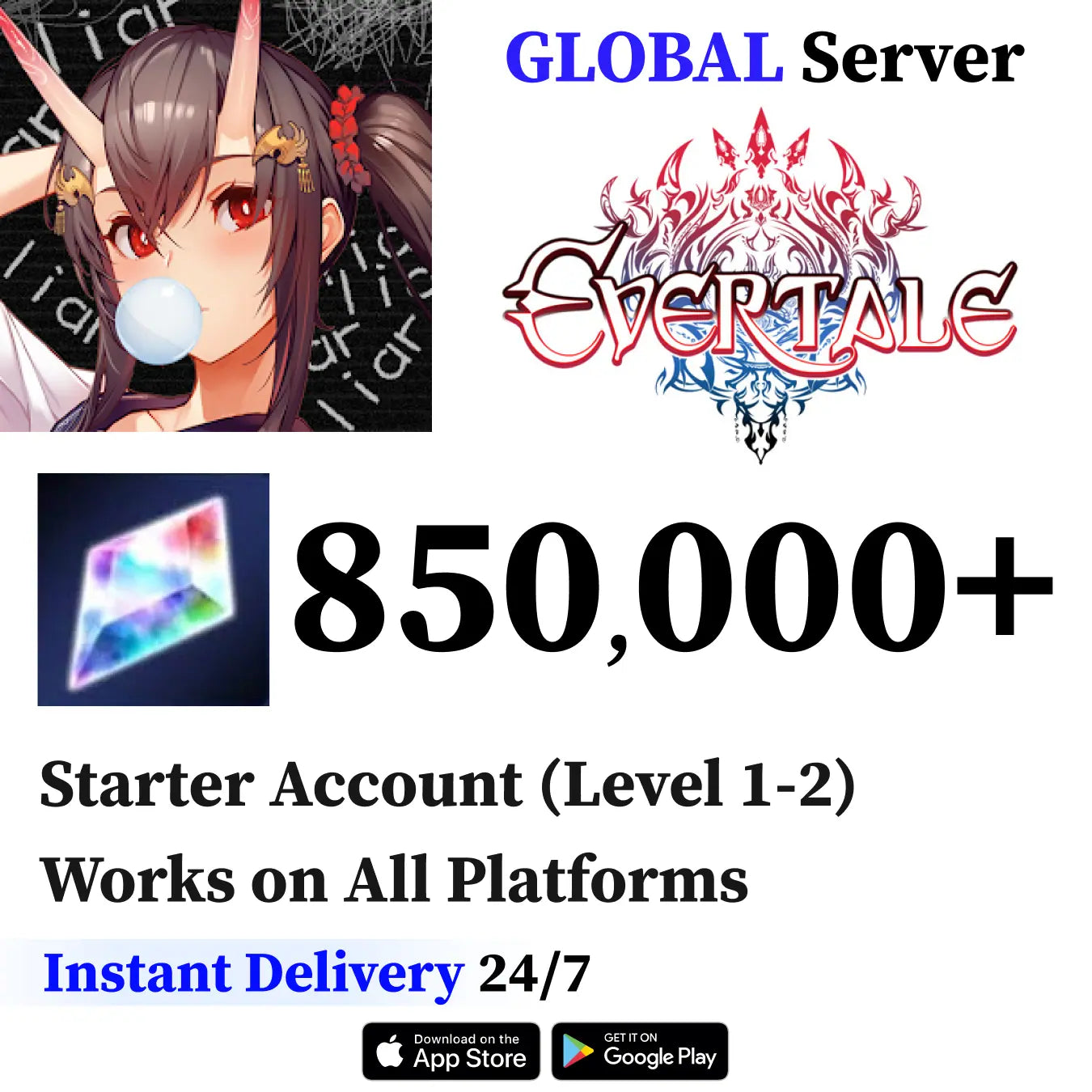 Evertale Starter Account with Soul Stones [Global]