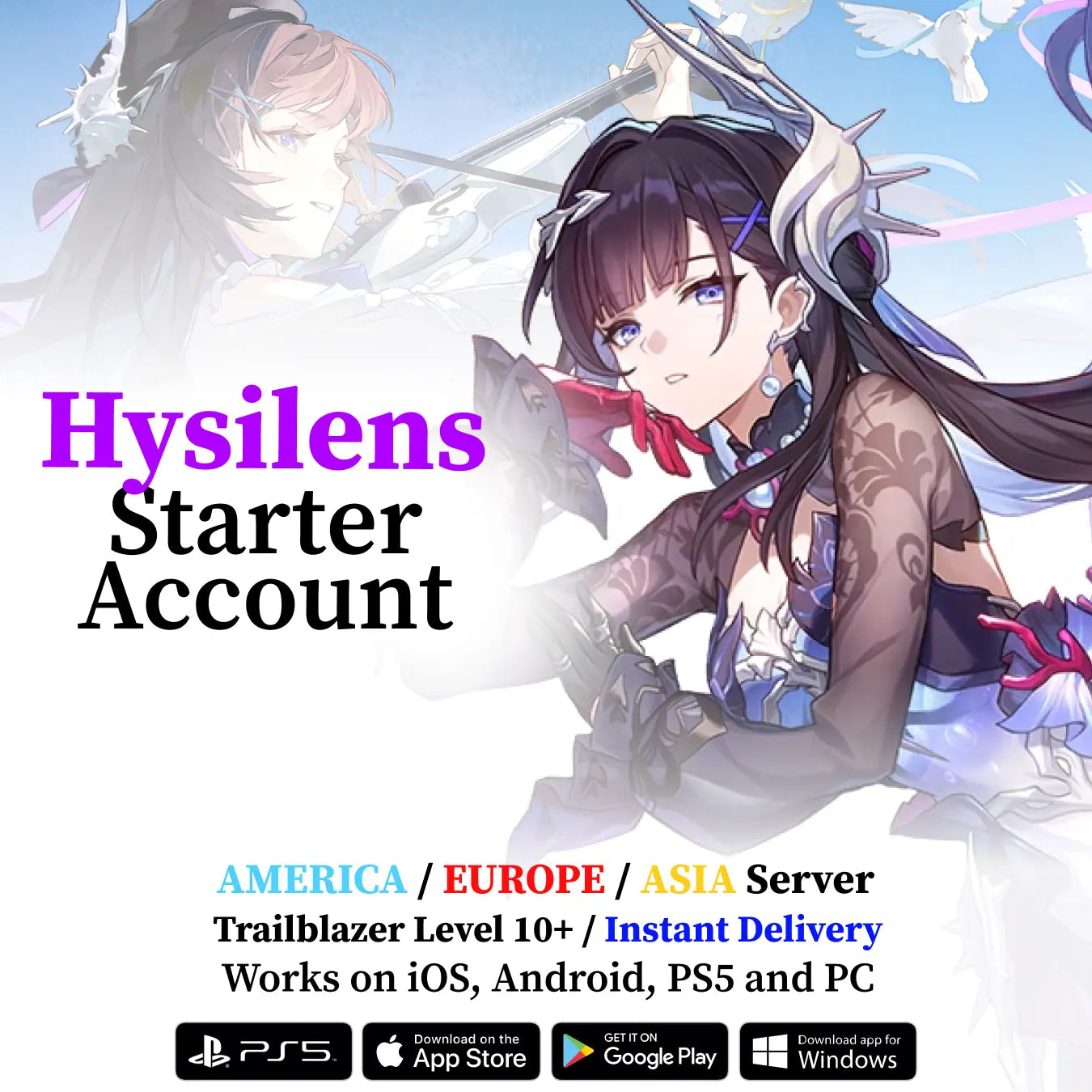 Hysilens Honkai: Star Rail Starter Account
