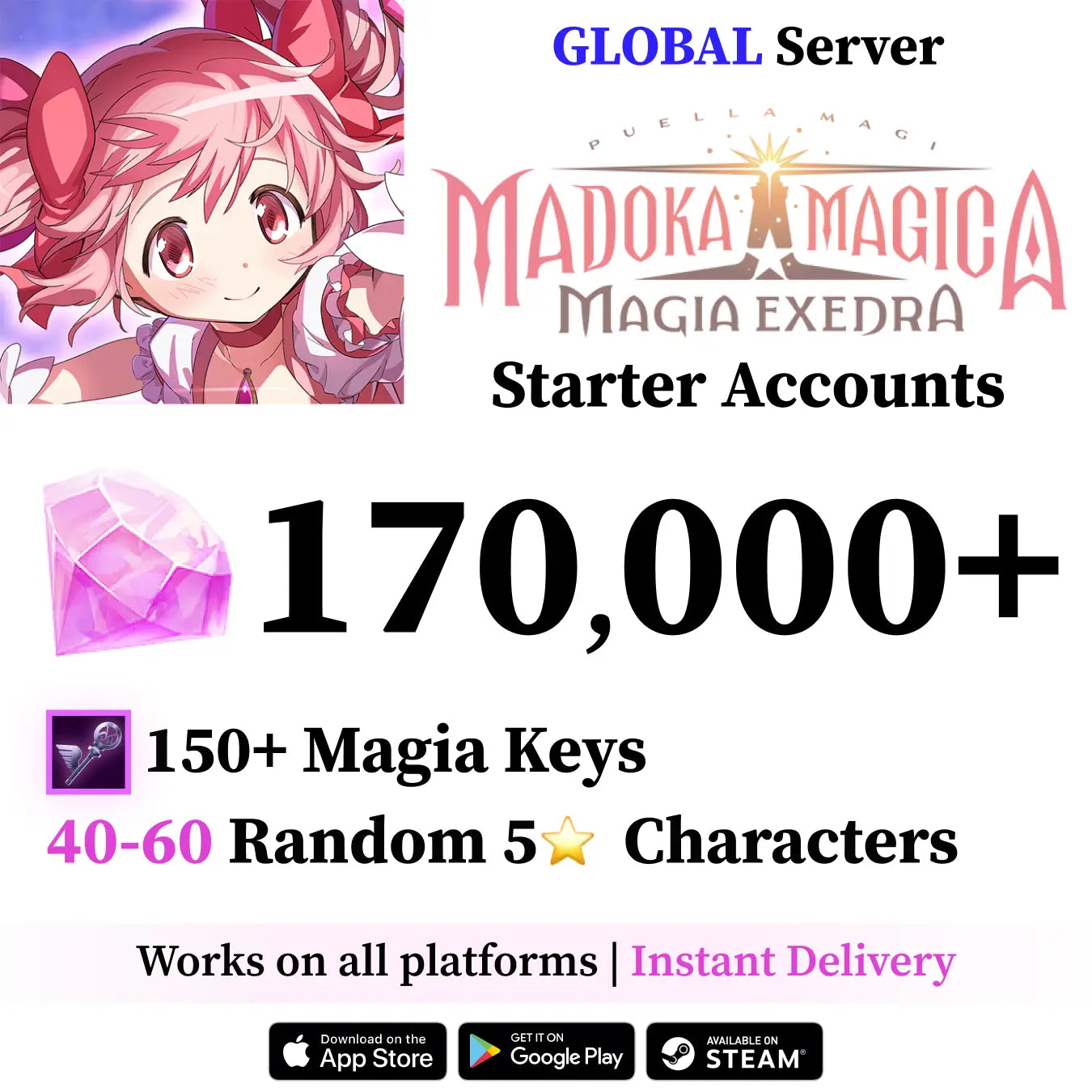 Madoka Magica Exedra Starter Account [GLOBAL]