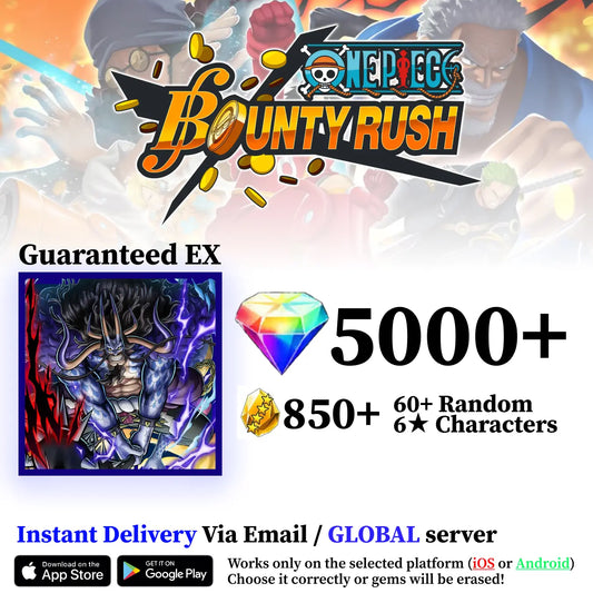 Onigashima Kaido OPBR Starter Reroll Account [Global]