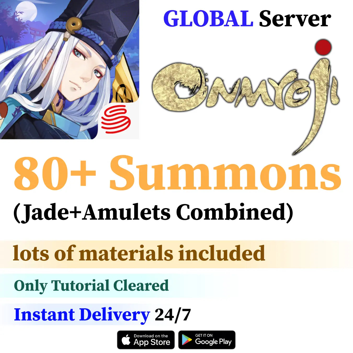 Onmyoji Starter Account with 80+ Summons [GLOBAL]