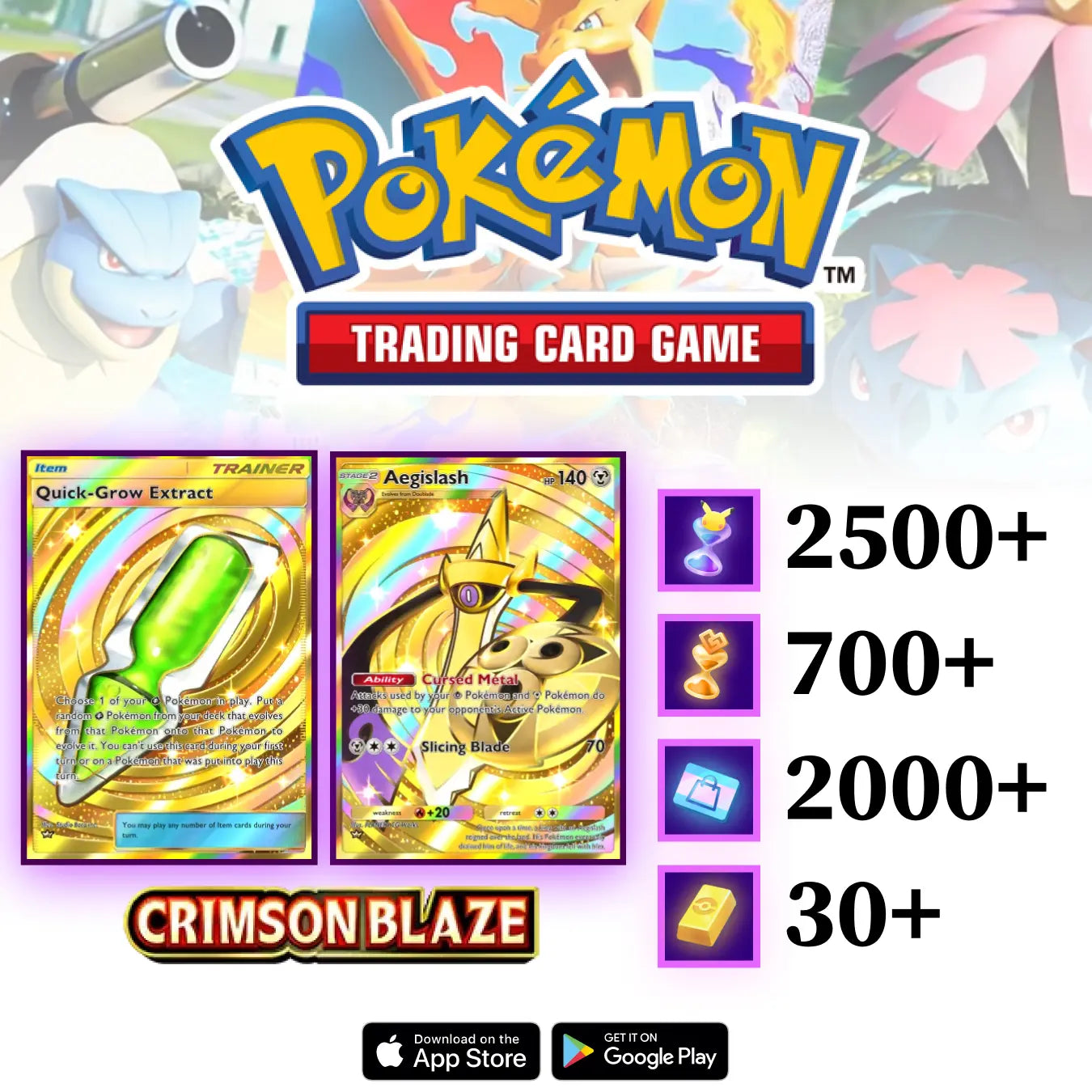 Crimson Blaze (B1a Expansion) Accounts Pokémon TCG Pocket