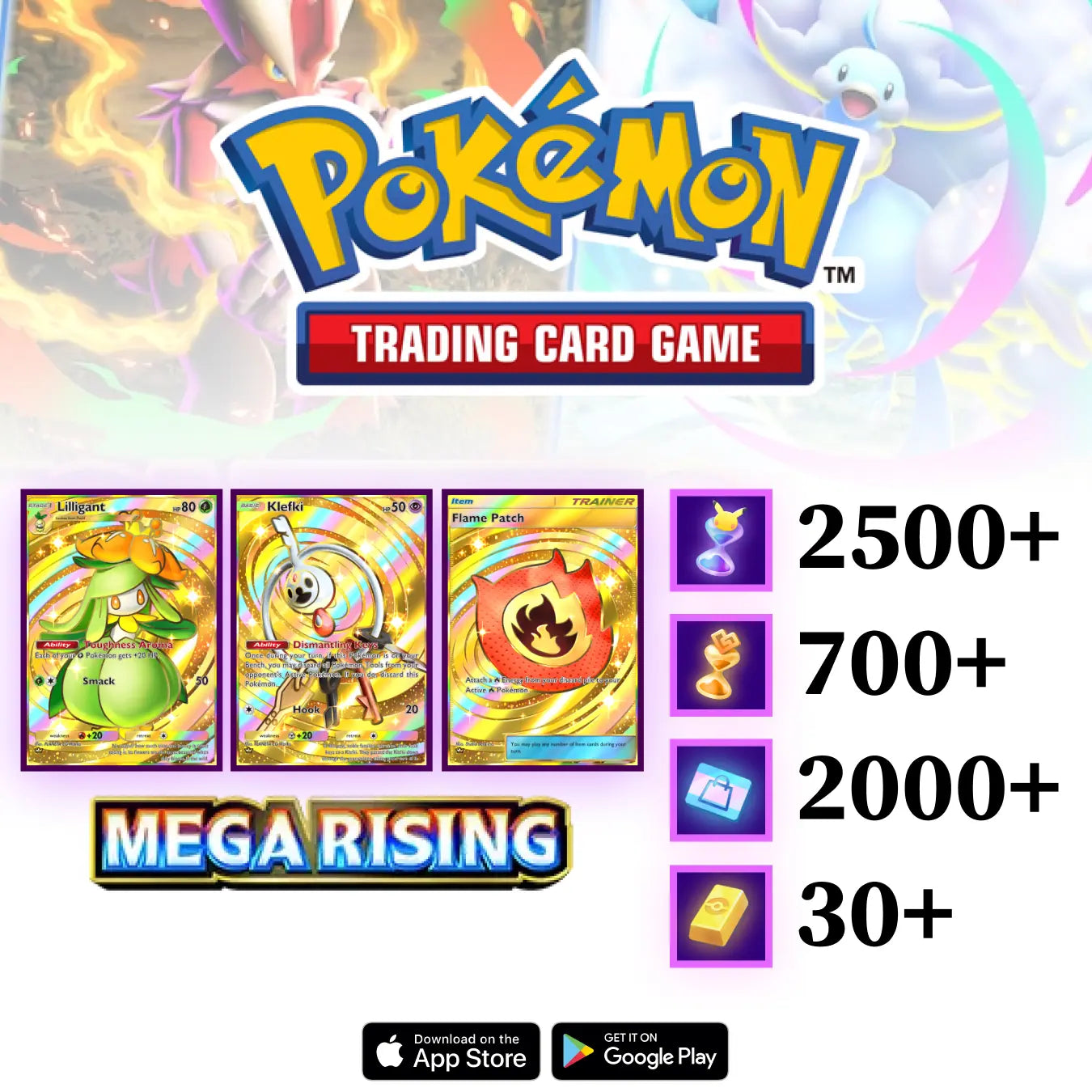Mega Rising (B1 329) Accounts Pokémon TCG Pocket