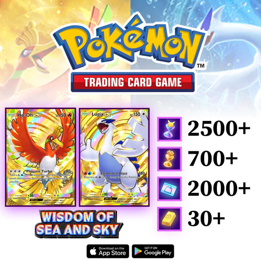 Wisdom of Sea and Sky (A4) Accounts Pokémon TCG Pocket